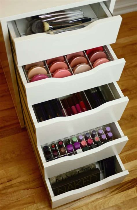 vanity storage drawers for makeup